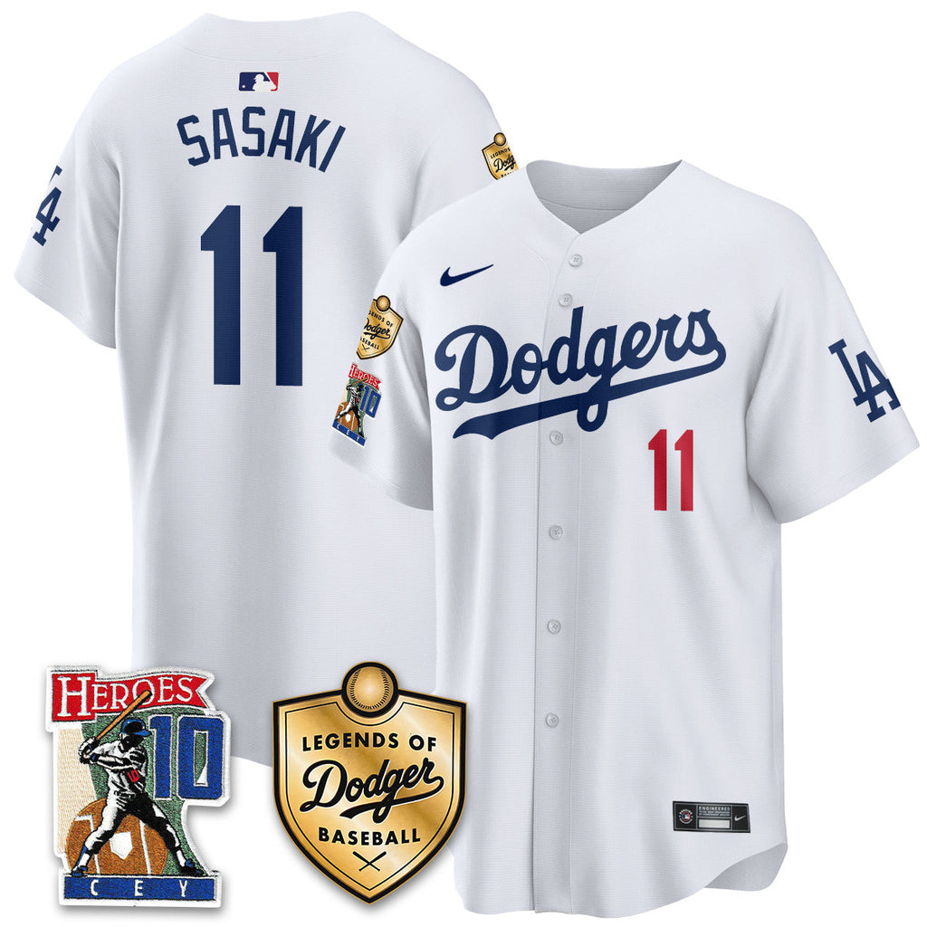 Dodgers Ron Cey "Legends Of Dodgers Baseball" Men Jersey - All Stitched