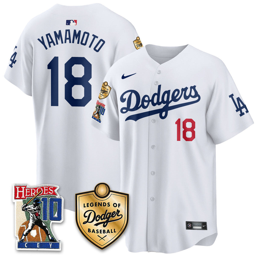Dodgers Ron Cey "Legends Of Dodgers Baseball" Men Jersey - All Stitched