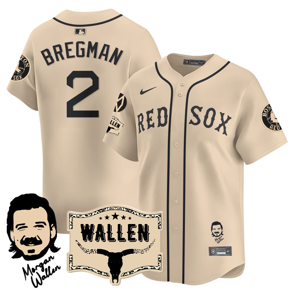 BOS Morgan Wallen 2025 Jersey - All Stitched