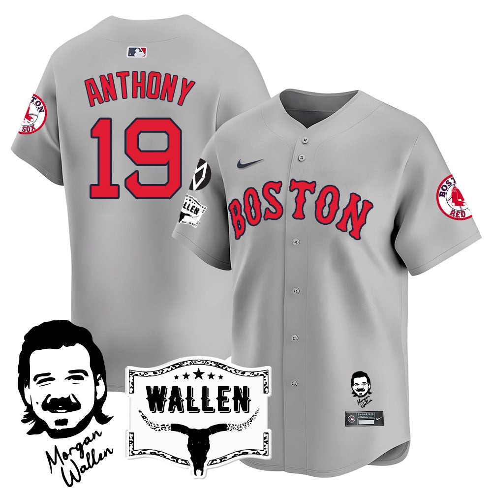 BOS Morgan Wallen 2025 Jersey - All Stitched
