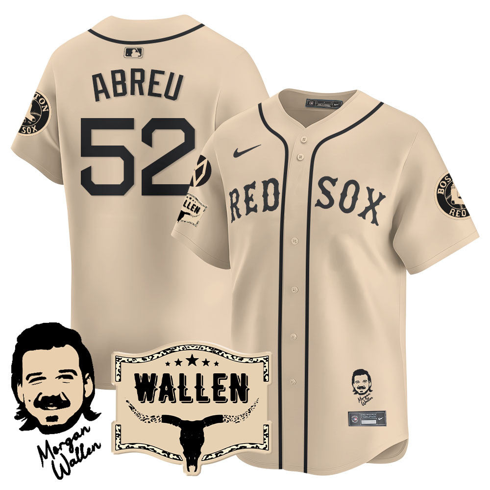 BOS Morgan Wallen 2025 Men Jersey - All Stitched