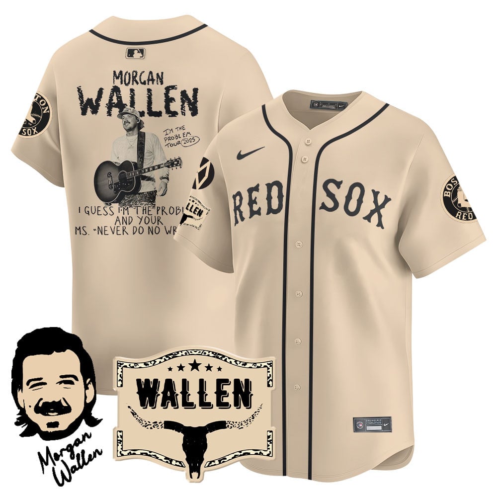 BOS Morgan Wallen 2025 Men Jersey - All Stitched