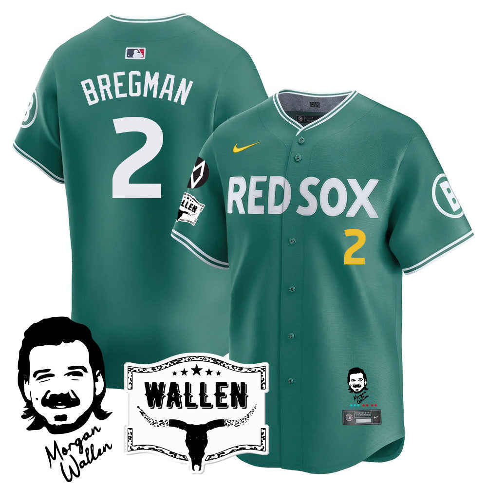BOS Morgan Wallen 2025 Men Jersey - All Stitched