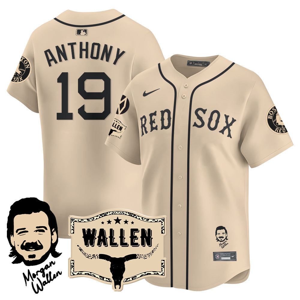 BOS Morgan Wallen 2025 Men Jersey - All Stitched