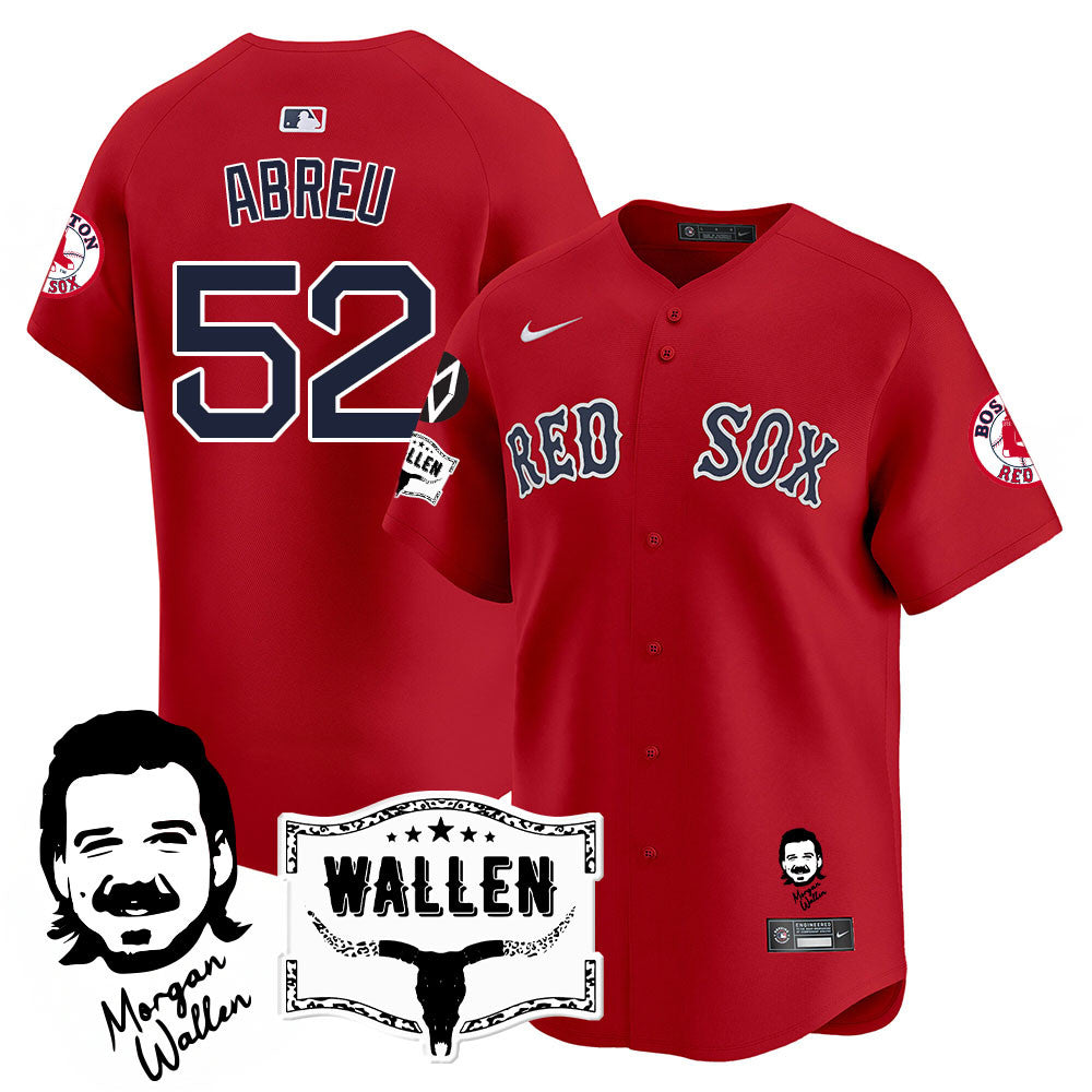 BOS Morgan Wallen 2025 Jersey - All Stitched