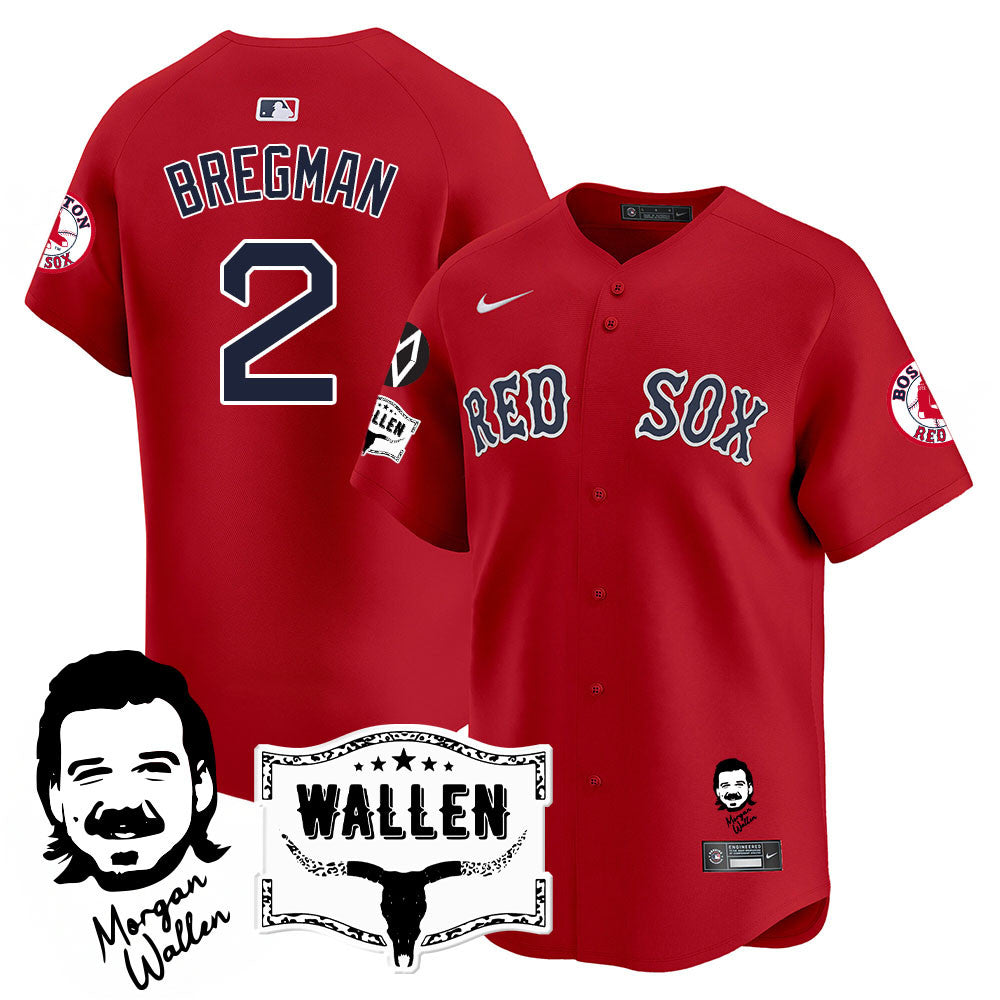 BOS Morgan Wallen 2025 Men Jersey - All Stitched