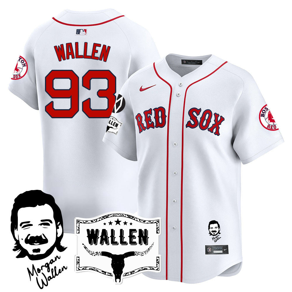BOS Morgan Wallen 2025 Men Jersey - All Stitched