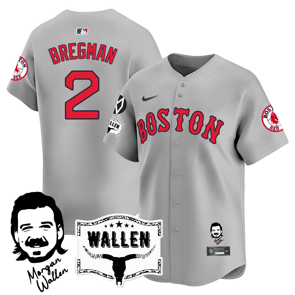 BOS Morgan Wallen 2025 Men Jersey - All Stitched