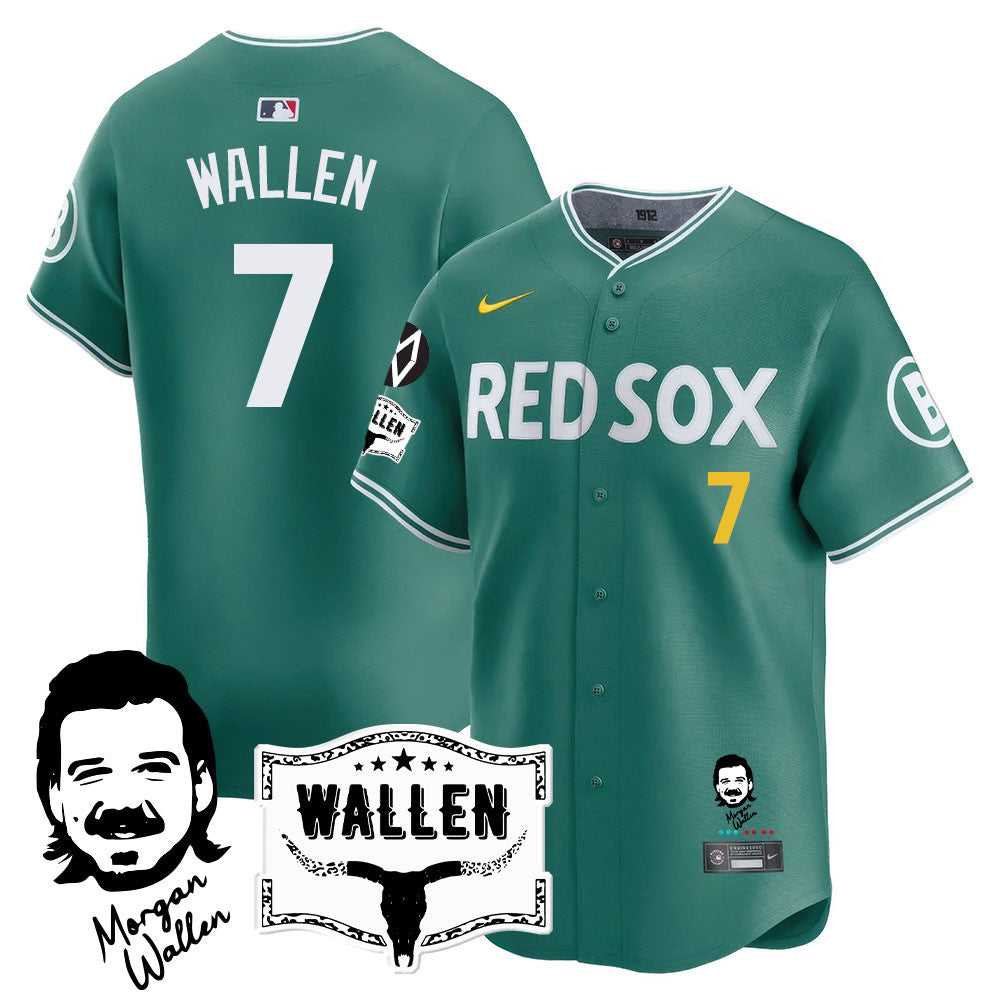 BOS Morgan Wallen 2025 Men Jersey - All Stitched