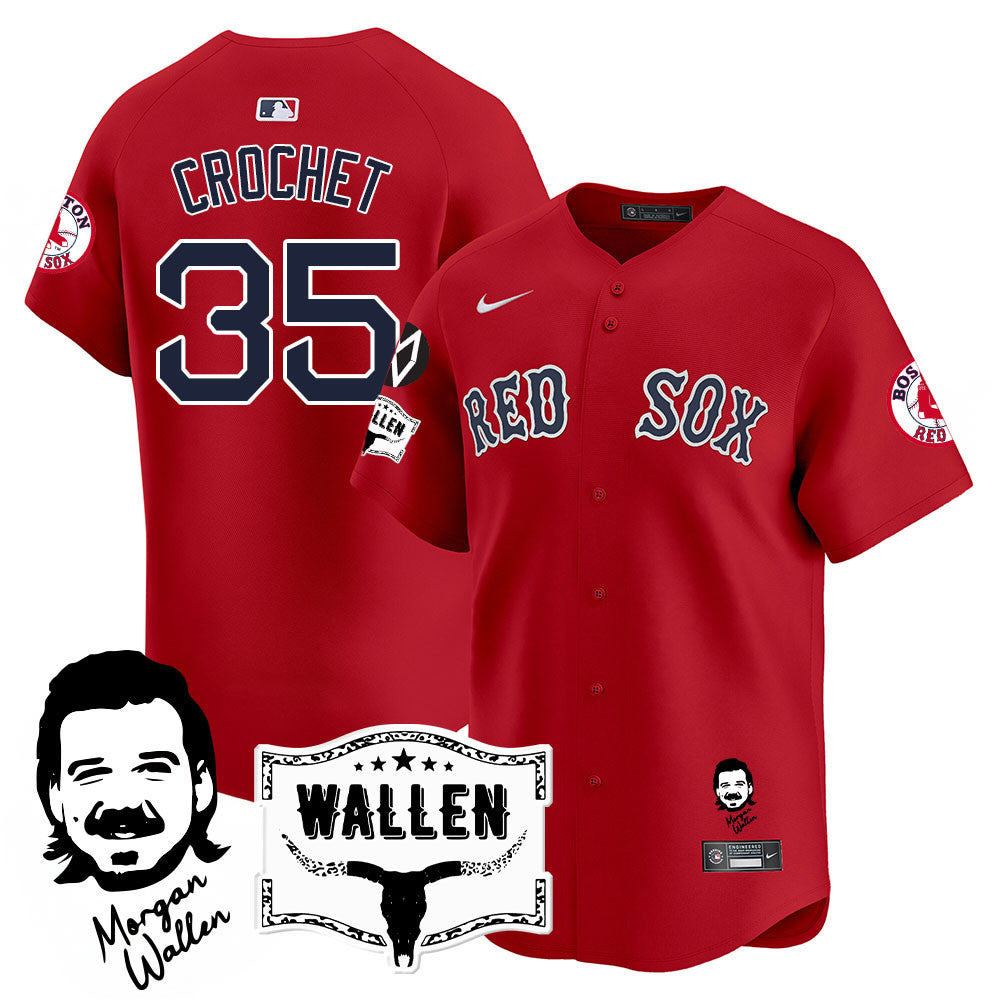 BOS Morgan Wallen 2025 Jersey - All Stitched