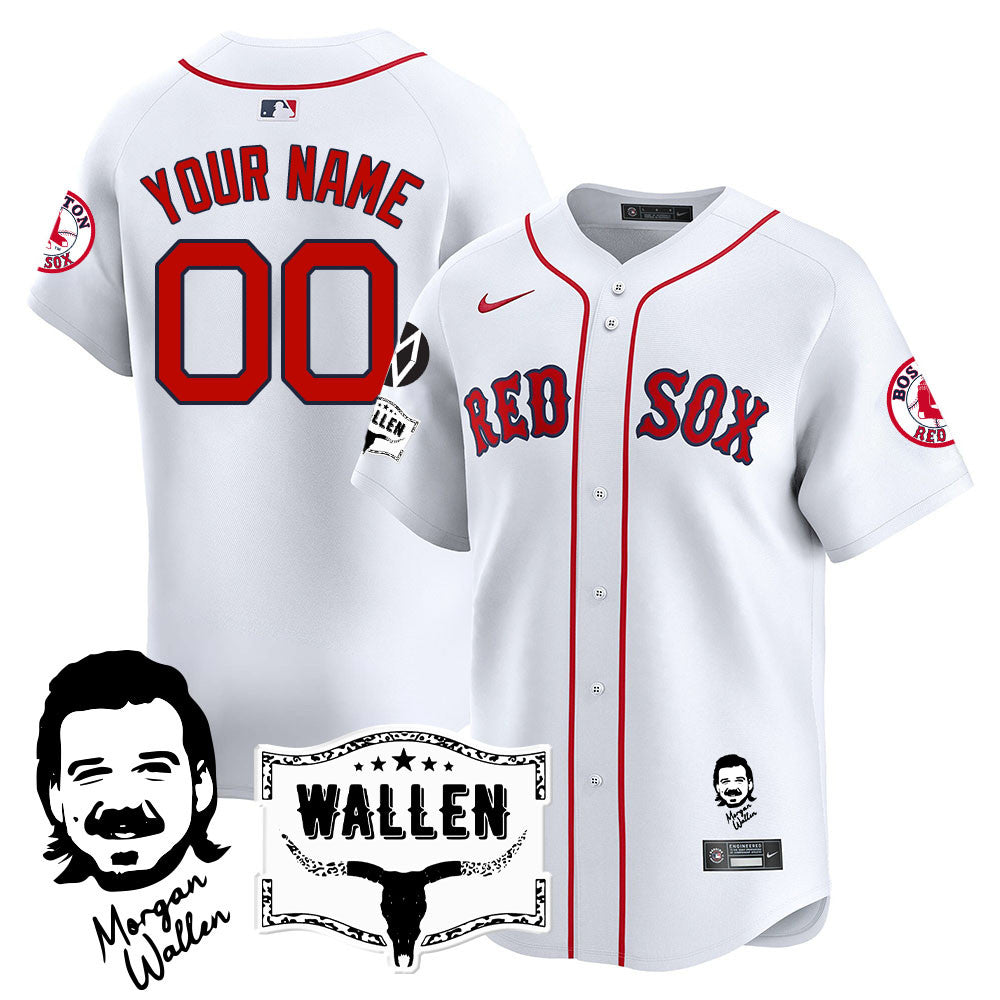 BOS Morgan Wallen 2025 Jersey - All Stitched