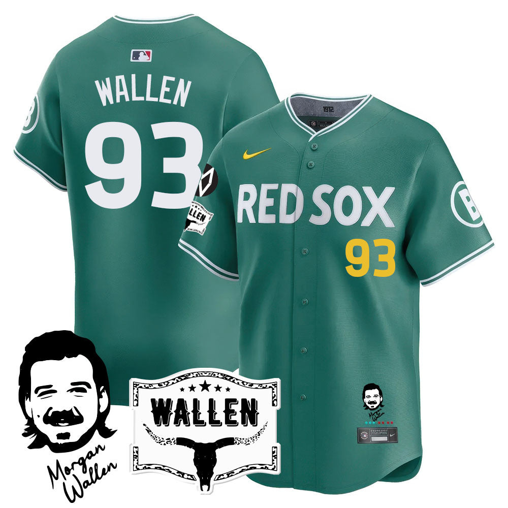 BOS Morgan Wallen 2025 Men Jersey - All Stitched