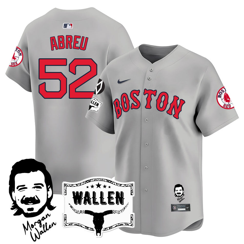 BOS Morgan Wallen 2025 Jersey - All Stitched