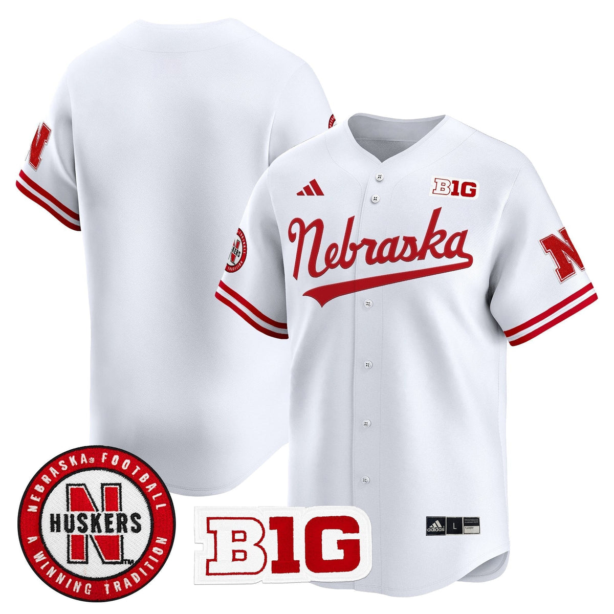 NEB 2025 Vapor Baseball Jersey - All Stitched