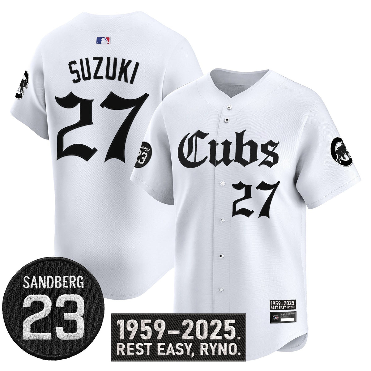 CHC 'Ryne Sandberg Tribute' Vapor Premier Limited Jersey - All Stitched