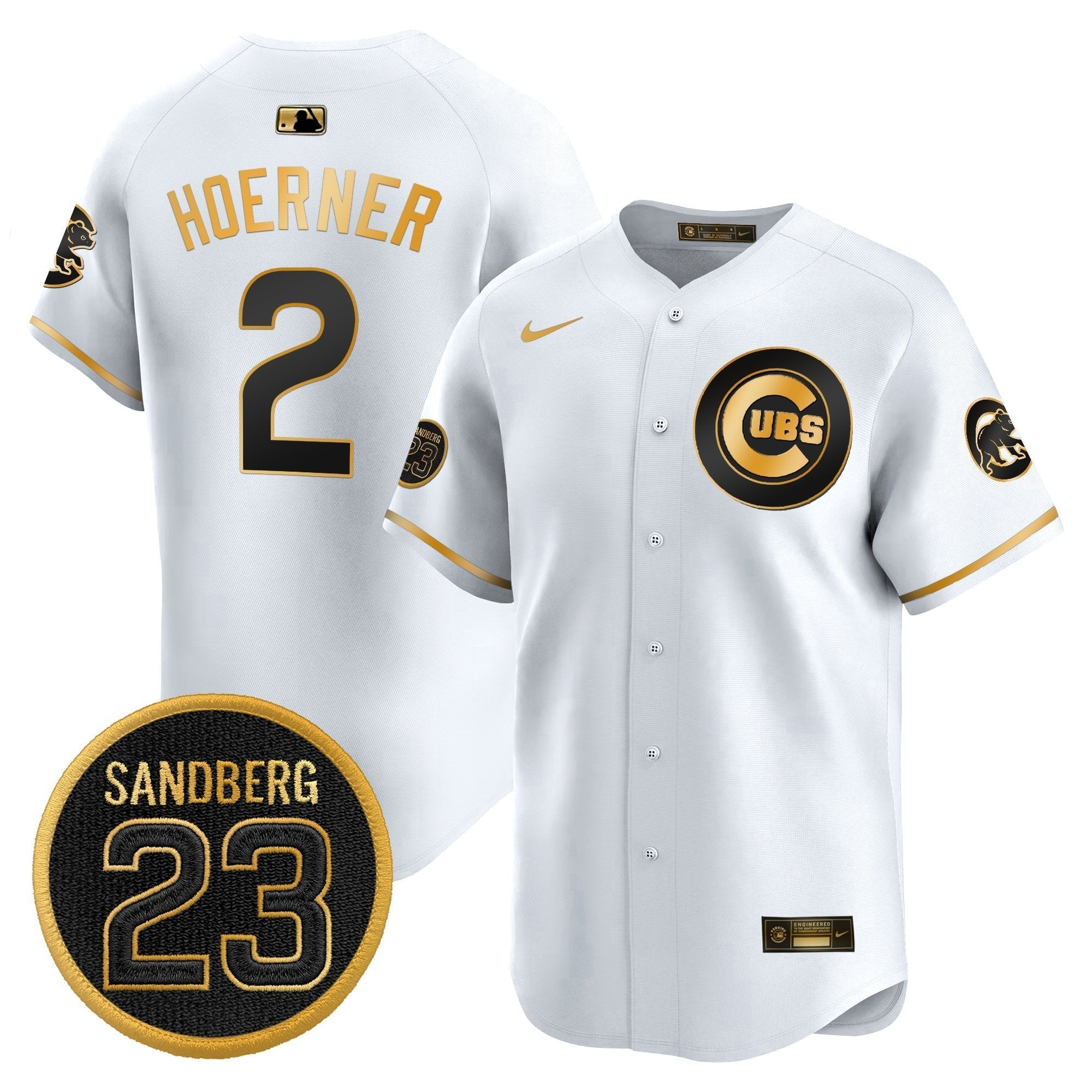 CHC 'Ryne Sandberg Tribute' Vapor Premier Limited Jersey V2 - All Stitched