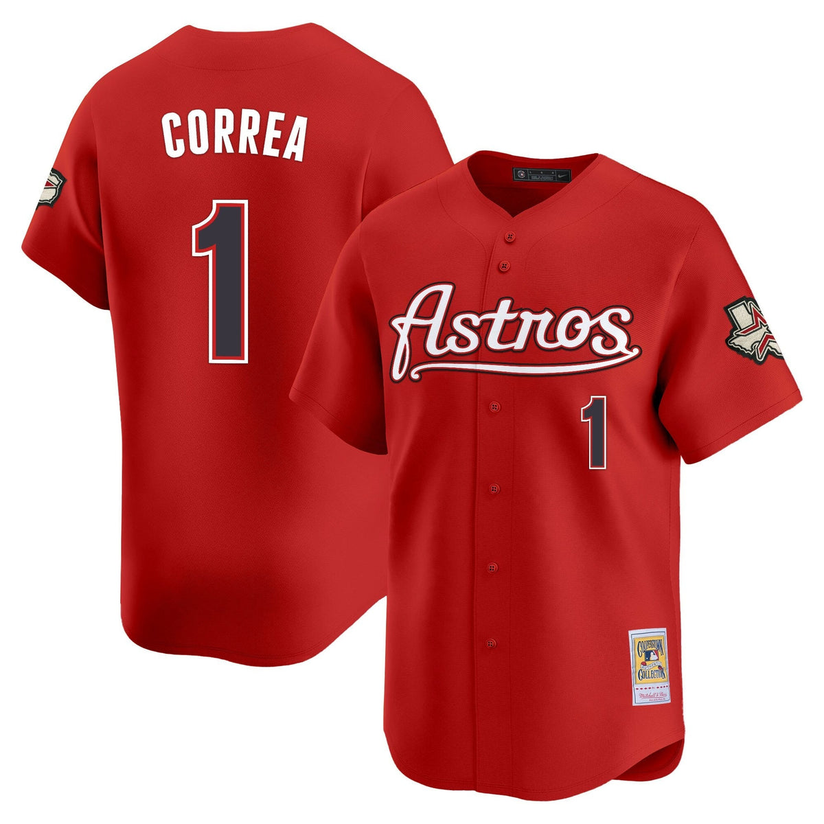 HOU Throwback Vapor Premier Limited Jersey - All Stitched