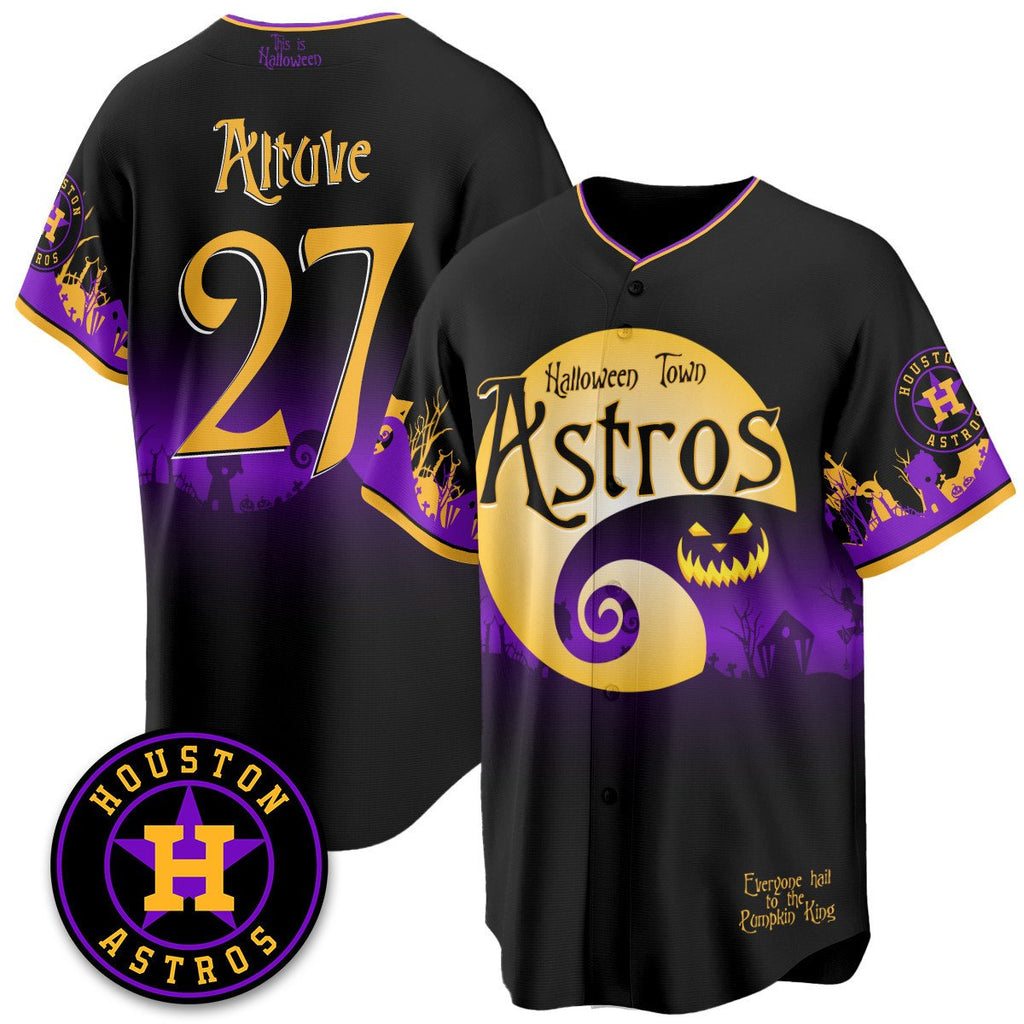 HOU "Halloween Town" Limited Jersey - Stitched