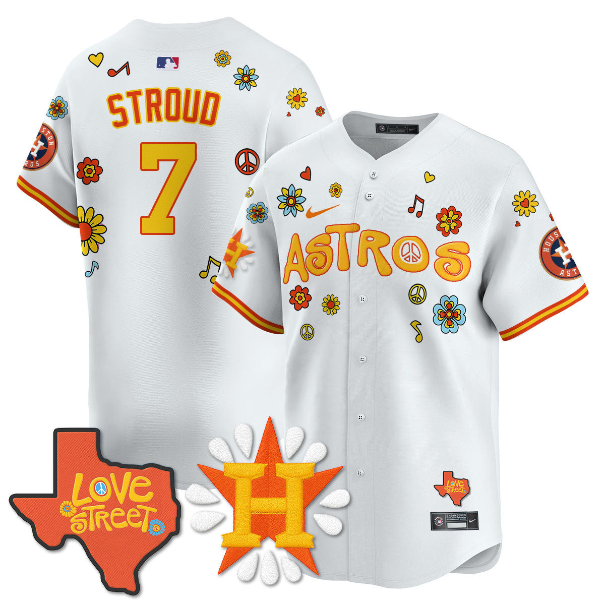HOU "Love Street" Limited Jersey - All Stitched