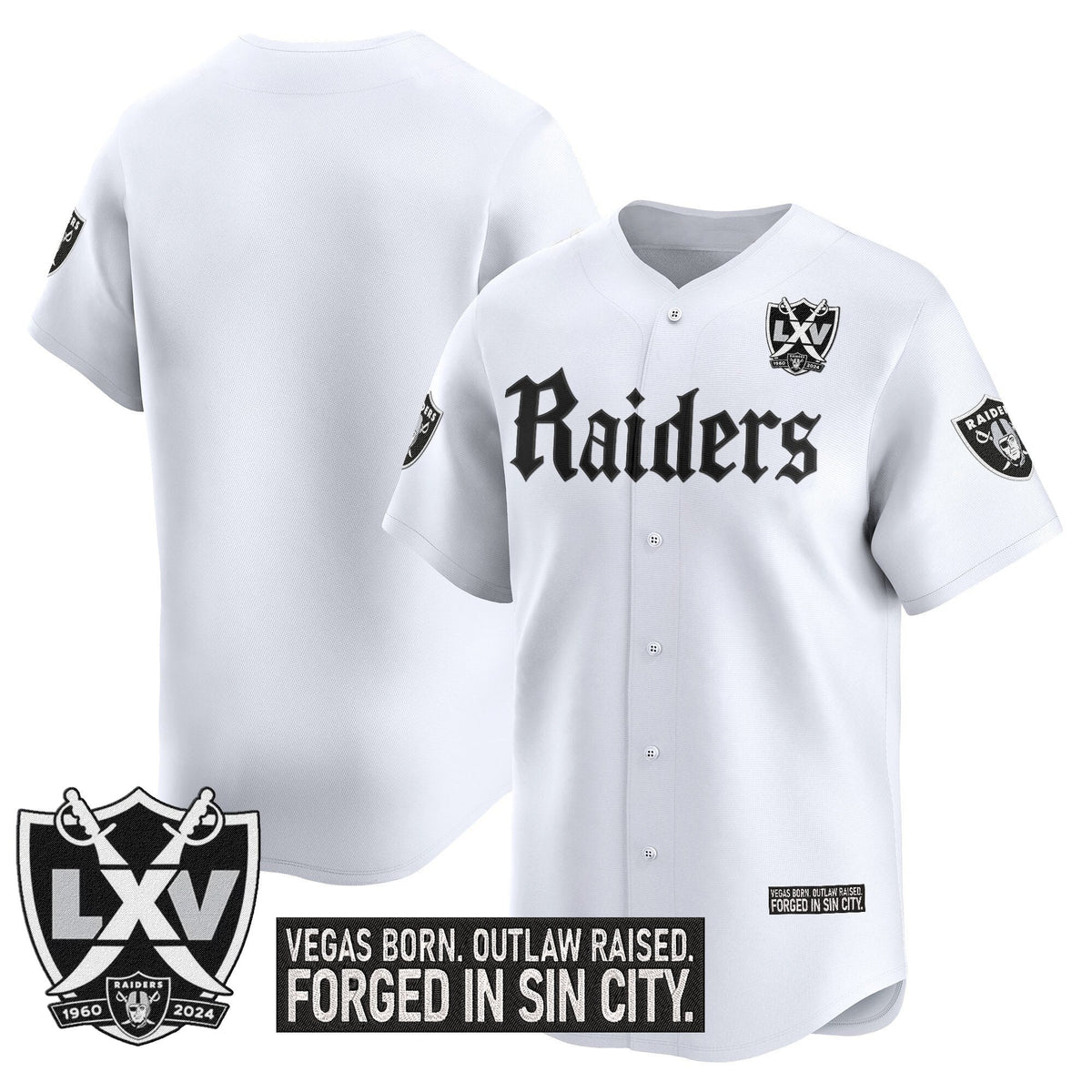 LVR 'Gothic Sin City Shadows Edition' Vapor Baseball Jersey - All Stitched
