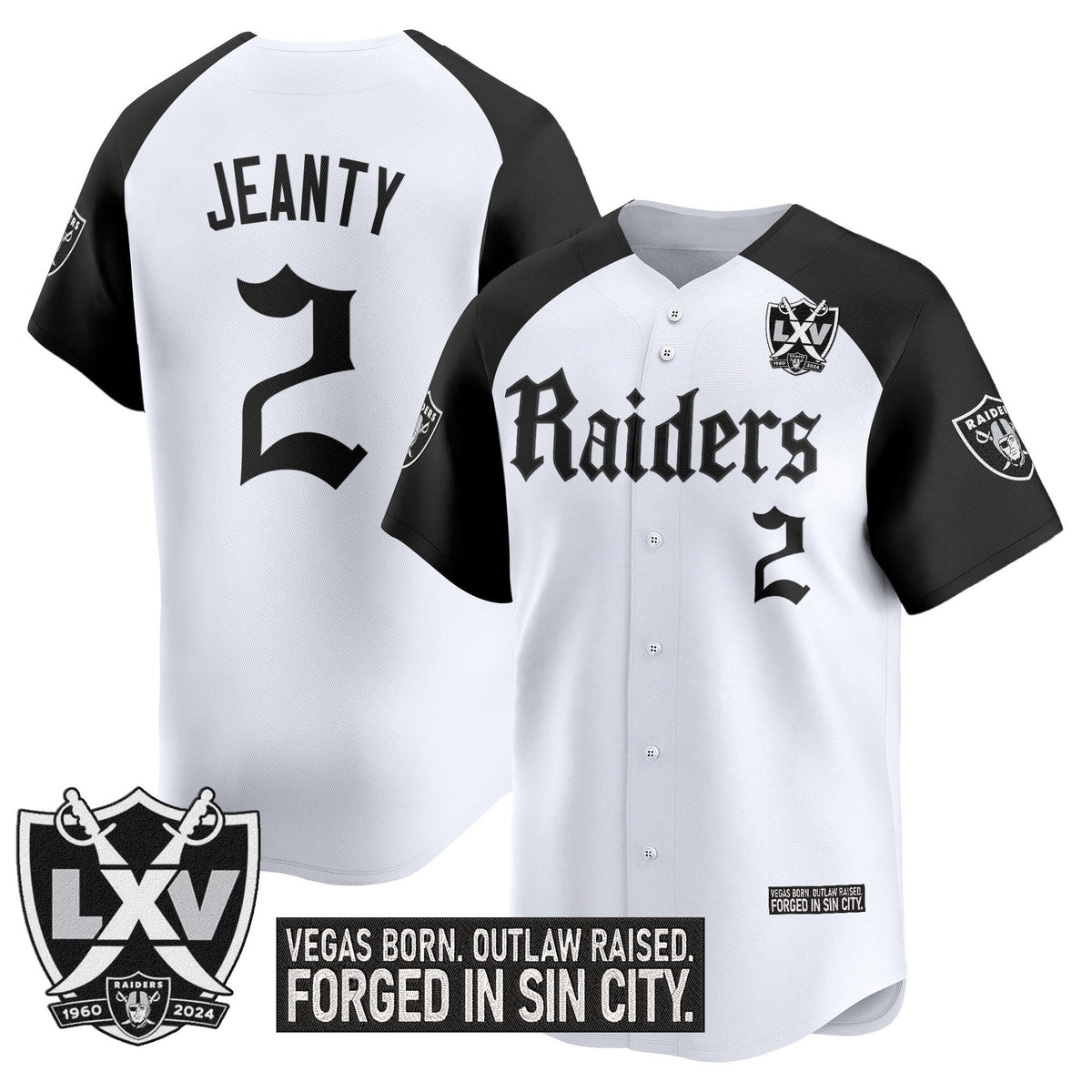 LVR 'Gothic Sin City Shadows Edition' Vapor Baseball Jersey - All Stitched