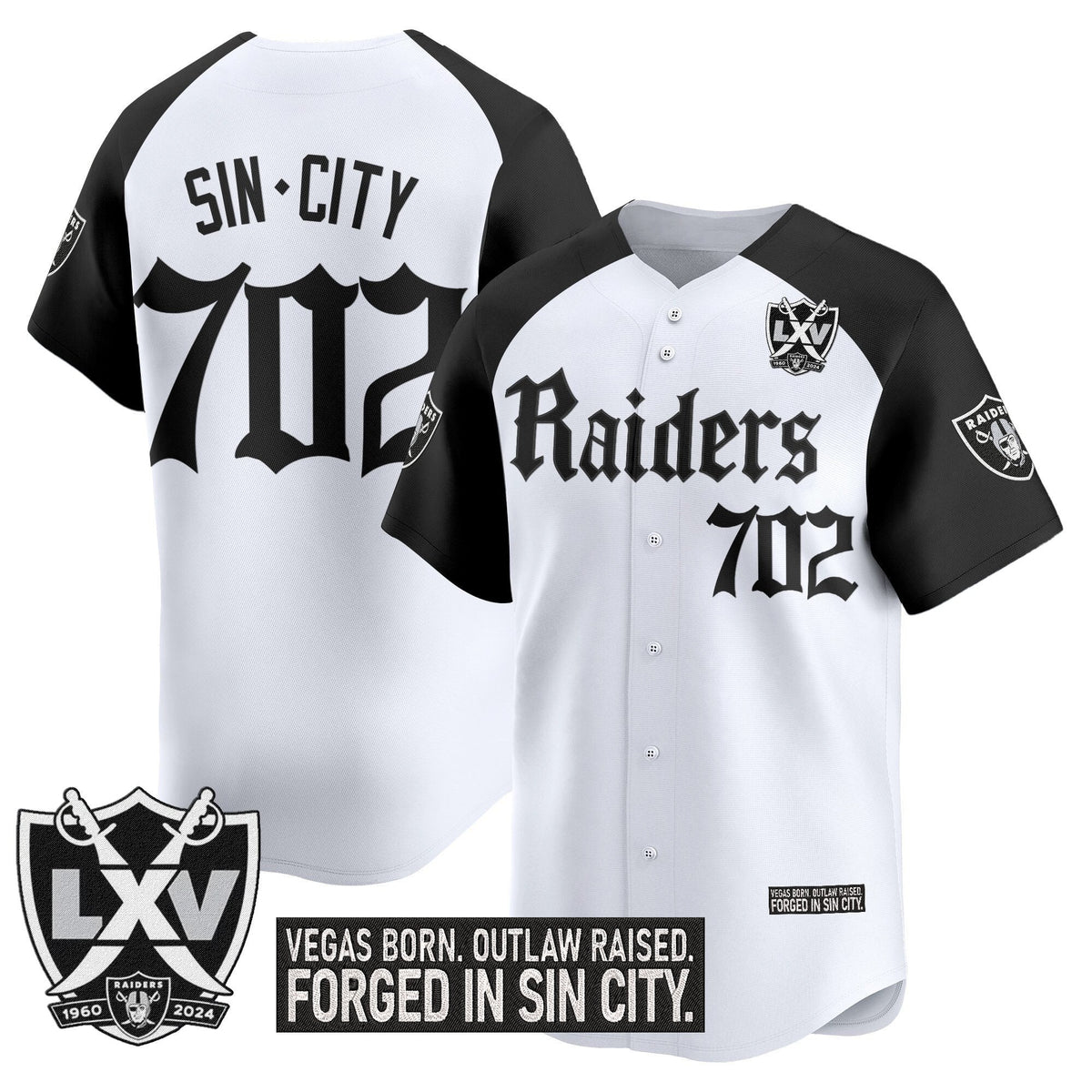 LVR 'Gothic Sin City Shadows Edition' Vapor Baseball Jersey - All Stitched