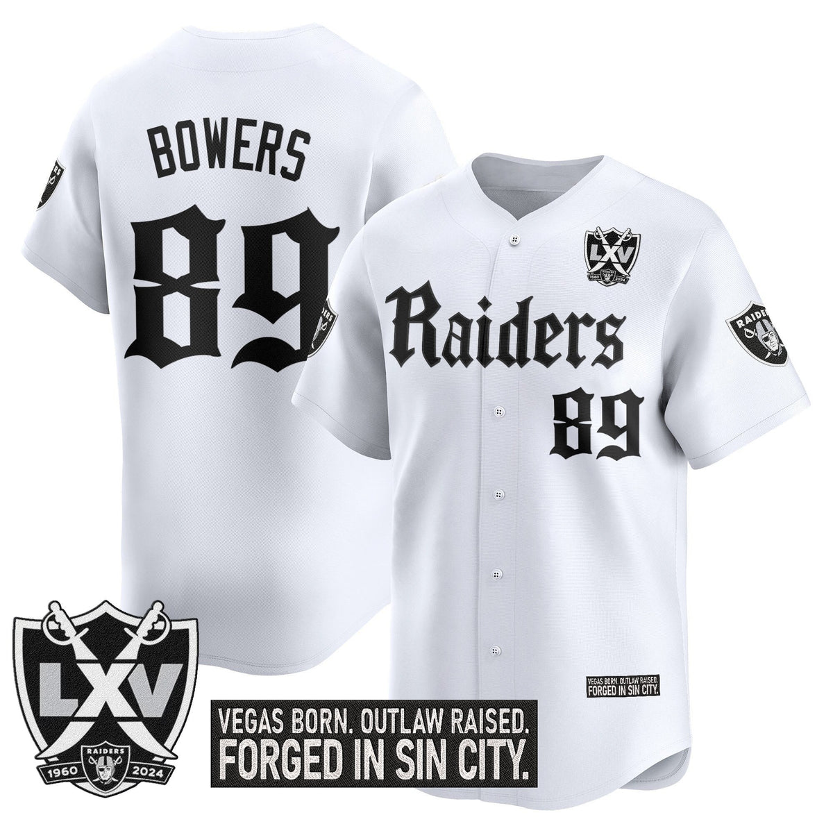 LVR 'Gothic Sin City Shadows Edition' Vapor Baseball Jersey - All Stitched