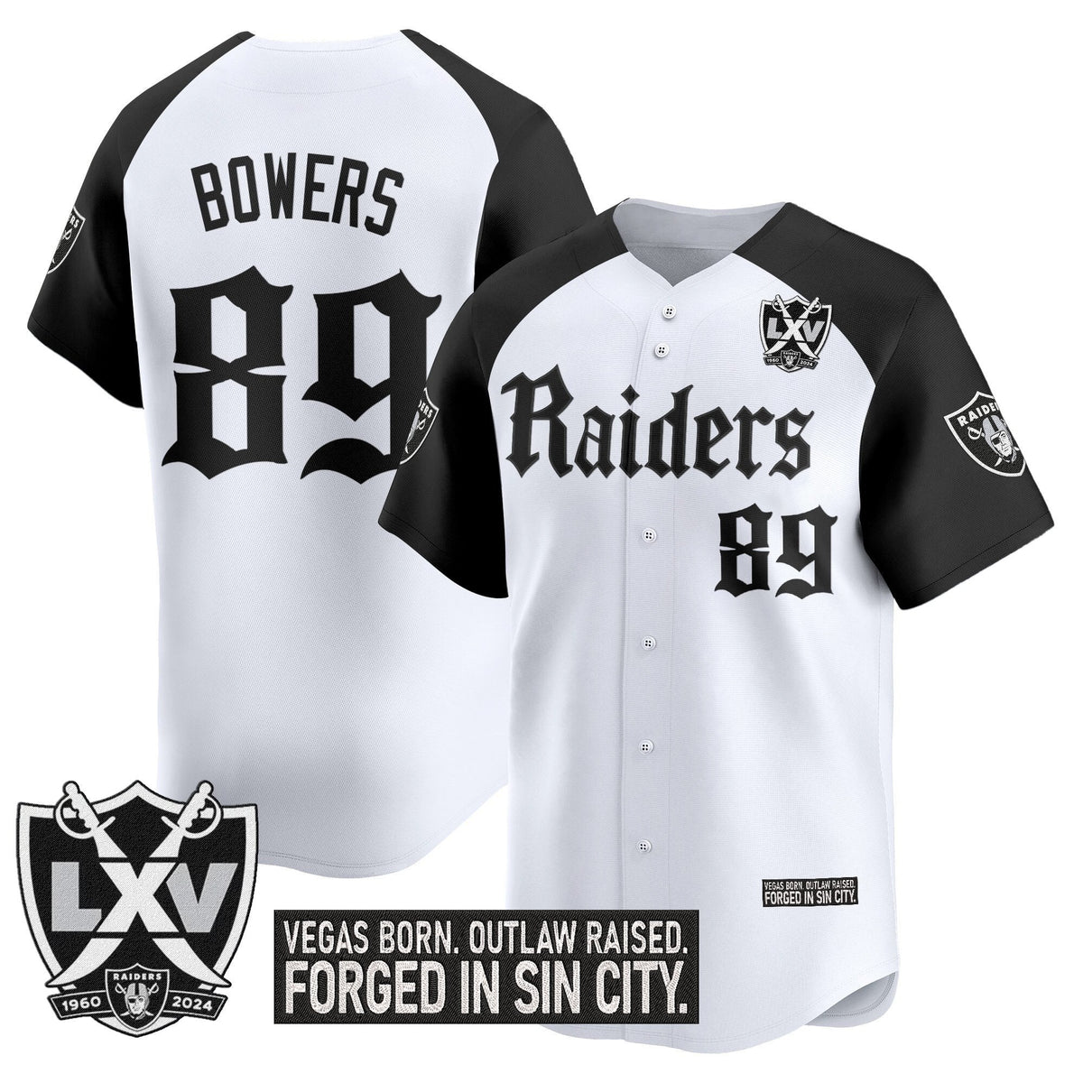 LVR 'Gothic Sin City Shadows Edition' Vapor Baseball Jersey - Stitched