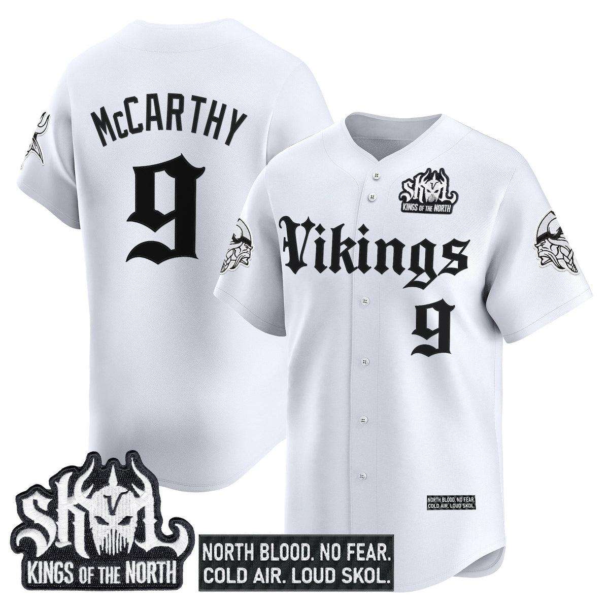 MIN 'Gothic Norseblood Edition' Vapor Baseball Jersey - All Stitched