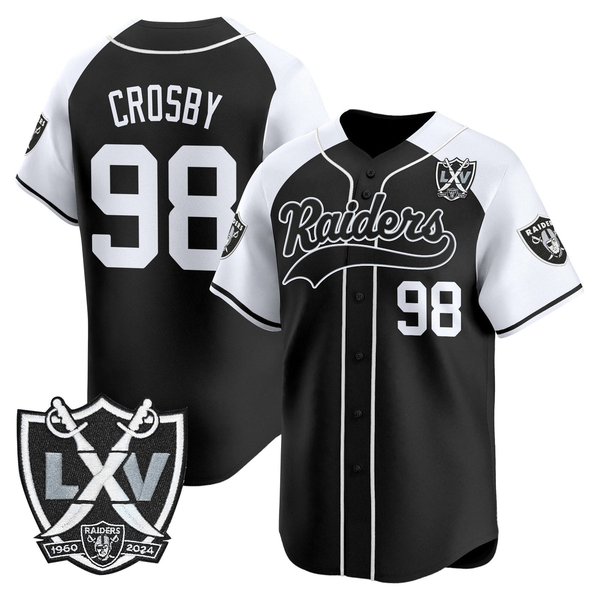 LVR 65th Anniversary Patch Vapor Baseball Jersey - Stitched