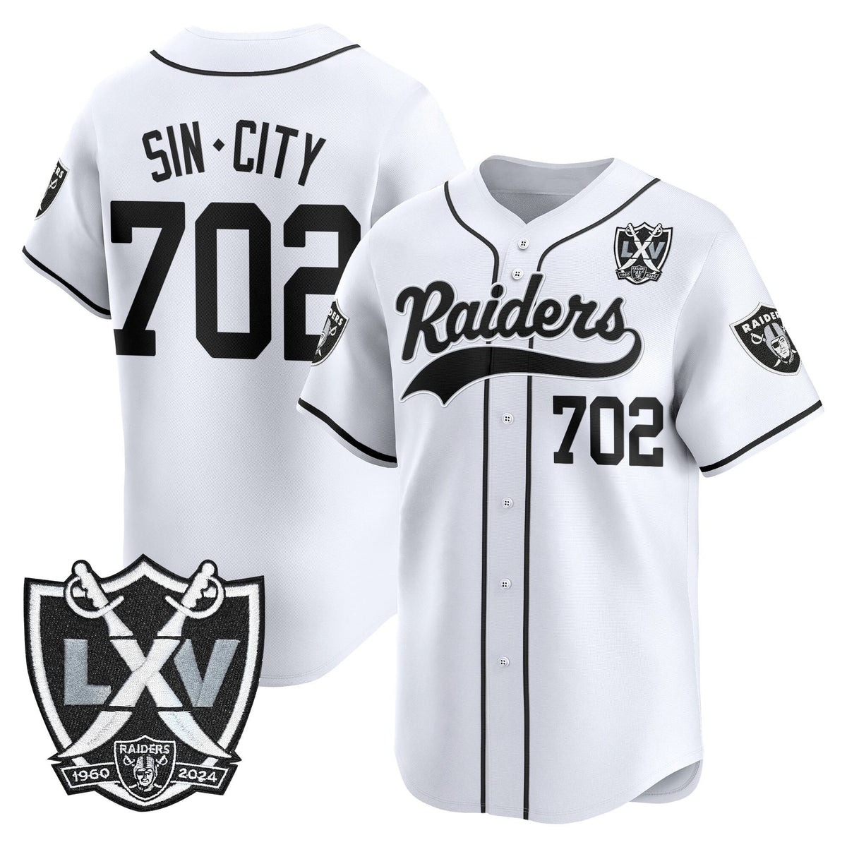LVR 65th Anniversary Patch Vapor Baseball Jersey - Stitched
