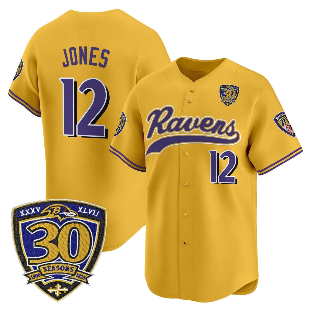 BAL 2025 Vapor Baseball Jersey - 30th Anniversary Patch - All Stitched