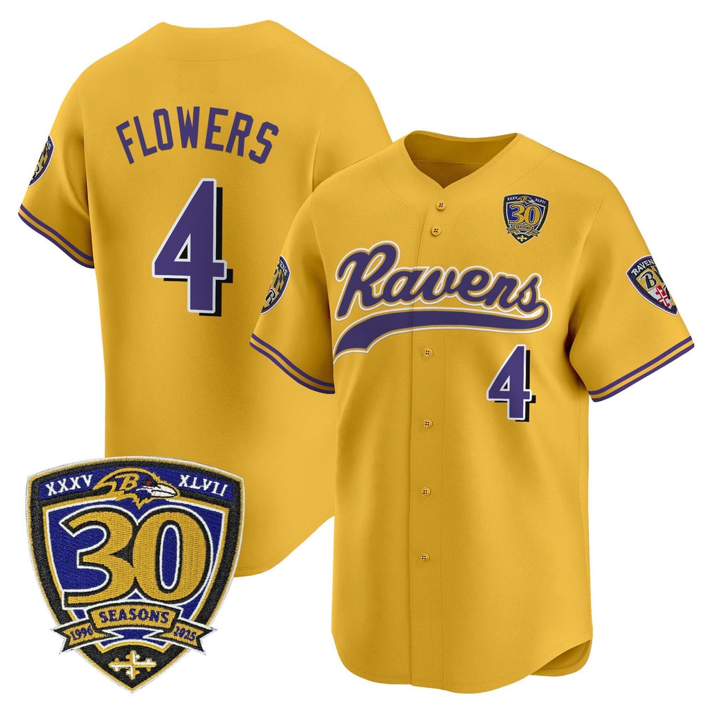 BAL 2025 Vapor Baseball Jersey - 30th Anniversary Patch - All Stitched