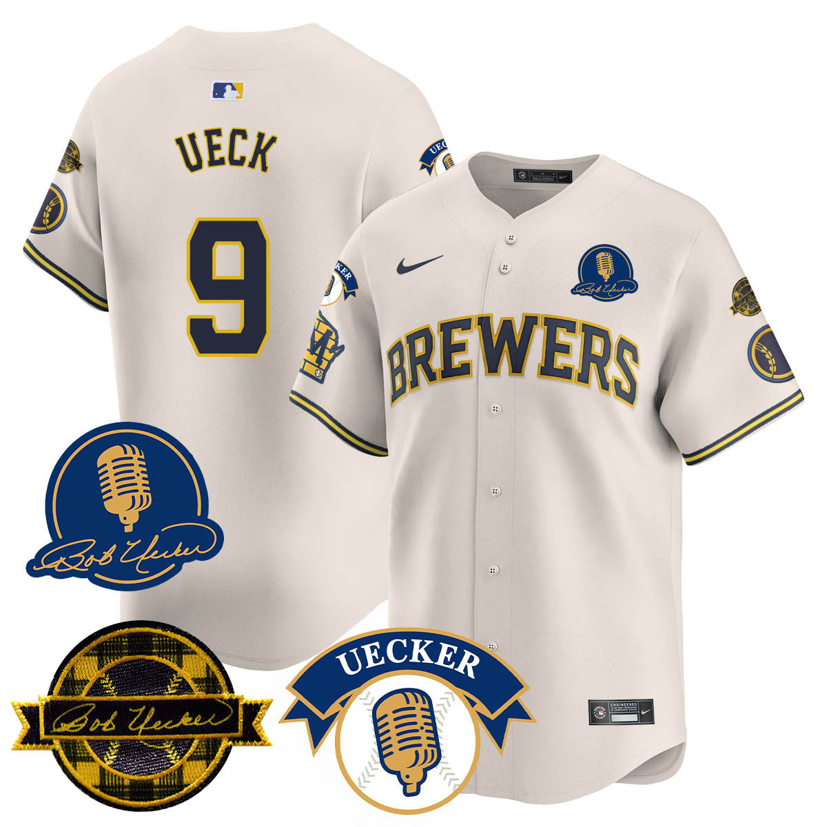 MIL 2025 Limited Jersey - Bob Uecker Patch - Stitched