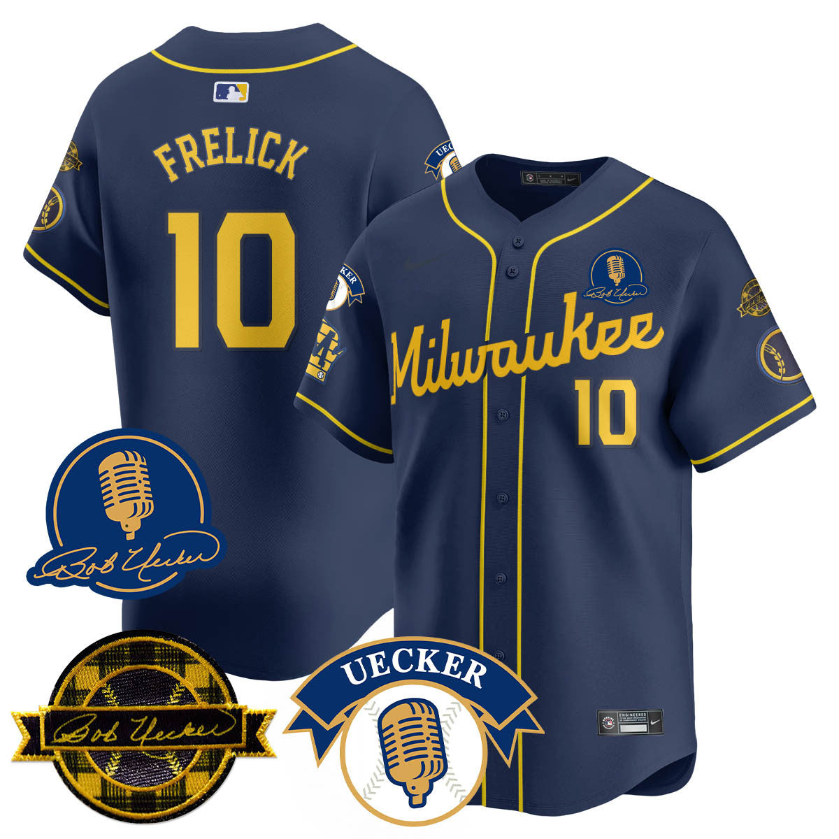 MIL 2025 Limited Jersey - Bob Uecker Patch - Stitched