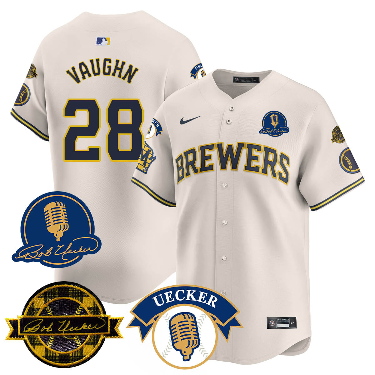 MIL 2025 Limited Jersey - Bob Uecker Patch - Stitched