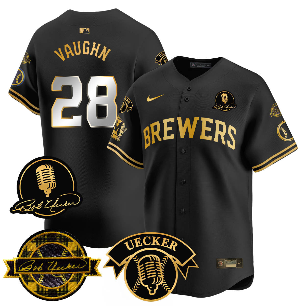 MIL 2025 Limited Jersey - Bob Uecker Patch - Stitched
