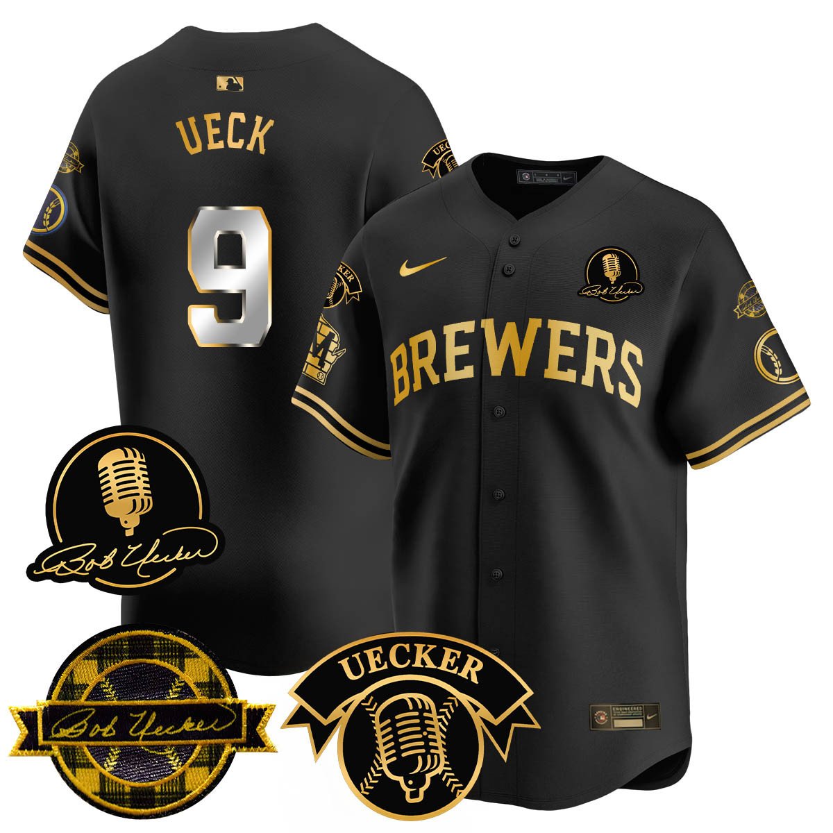 MIL 2025 Limited Jersey - Bob Uecker Patch - Stitched