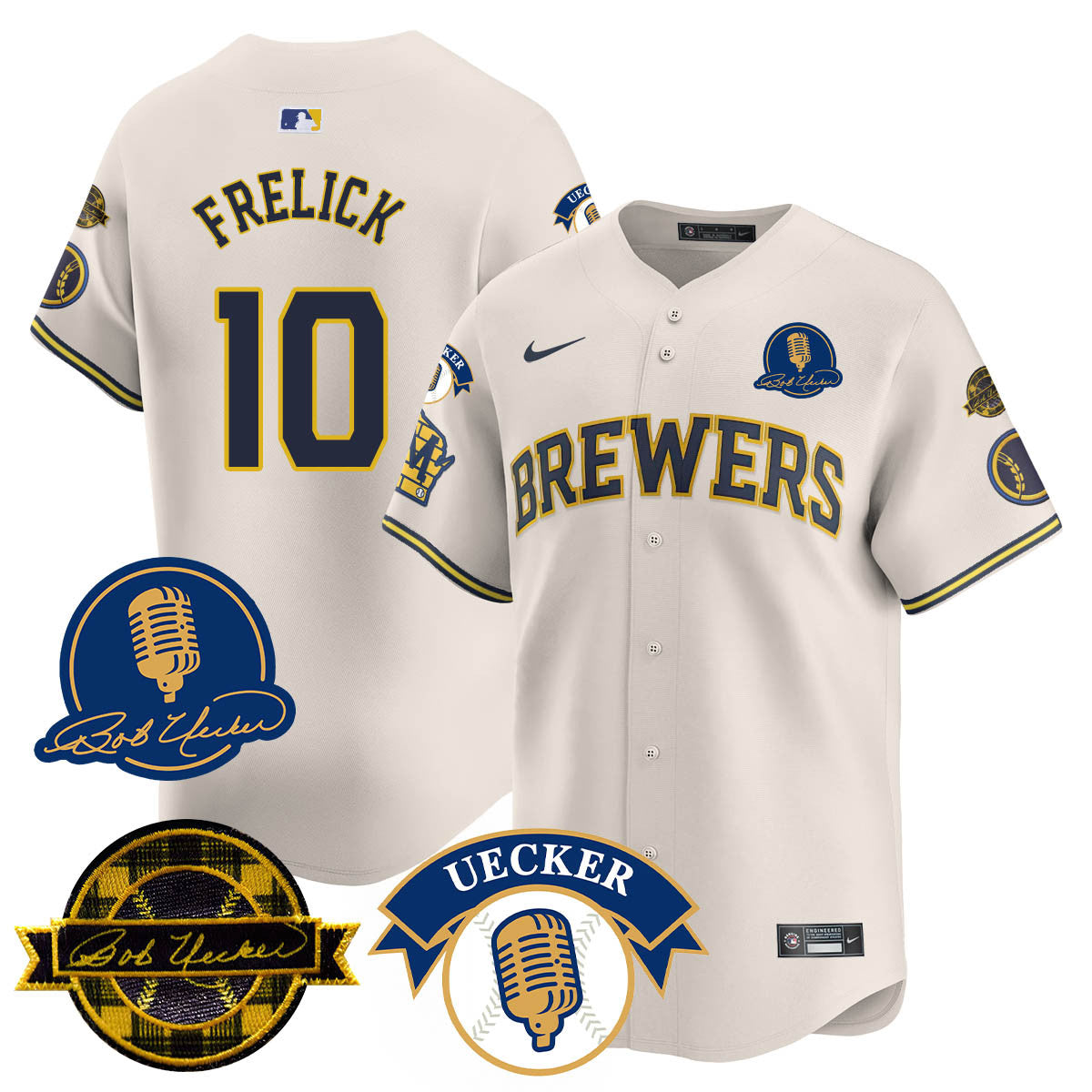 MIL 2025 Limited Jersey - Bob Uecker Patch - Stitched