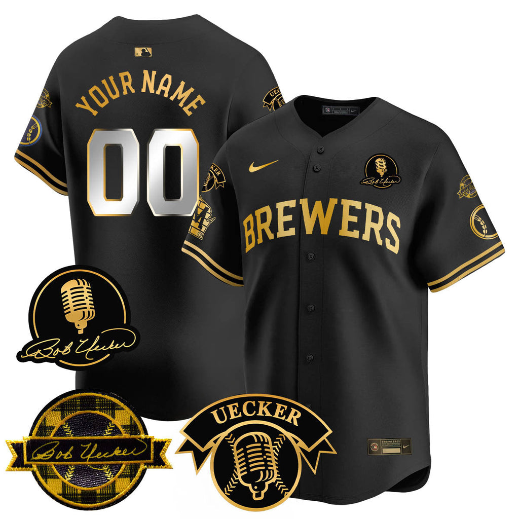 MIL 2025 Limited Jersey - Bob Uecker Patch - Stitched