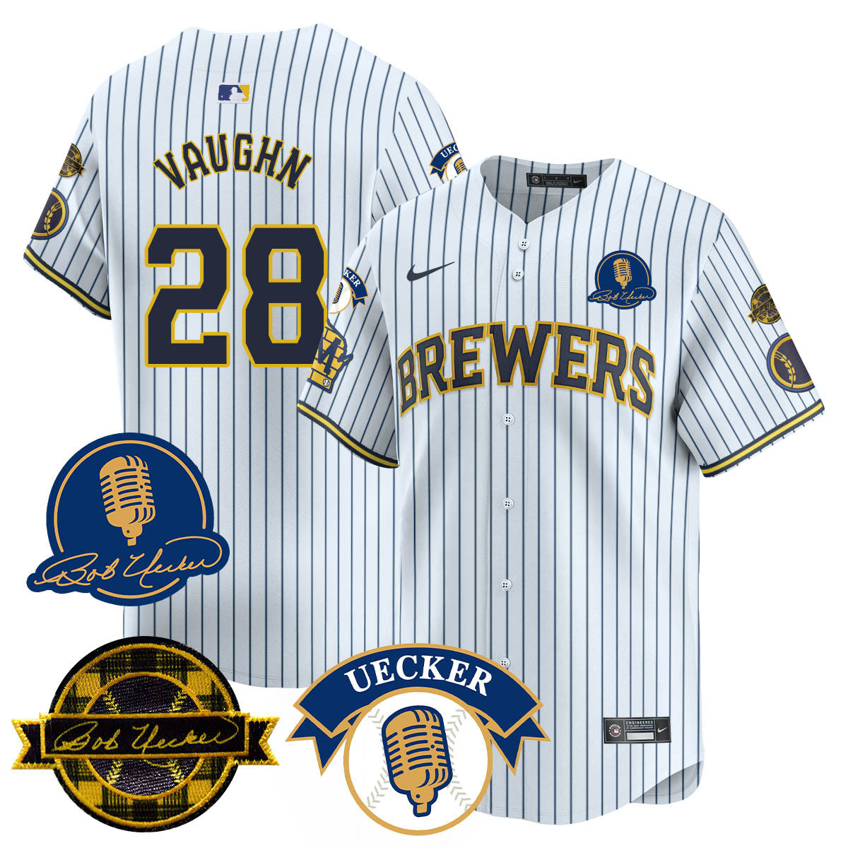 MIL 2025 Limited Jersey - Bob Uecker Patch - Stitched