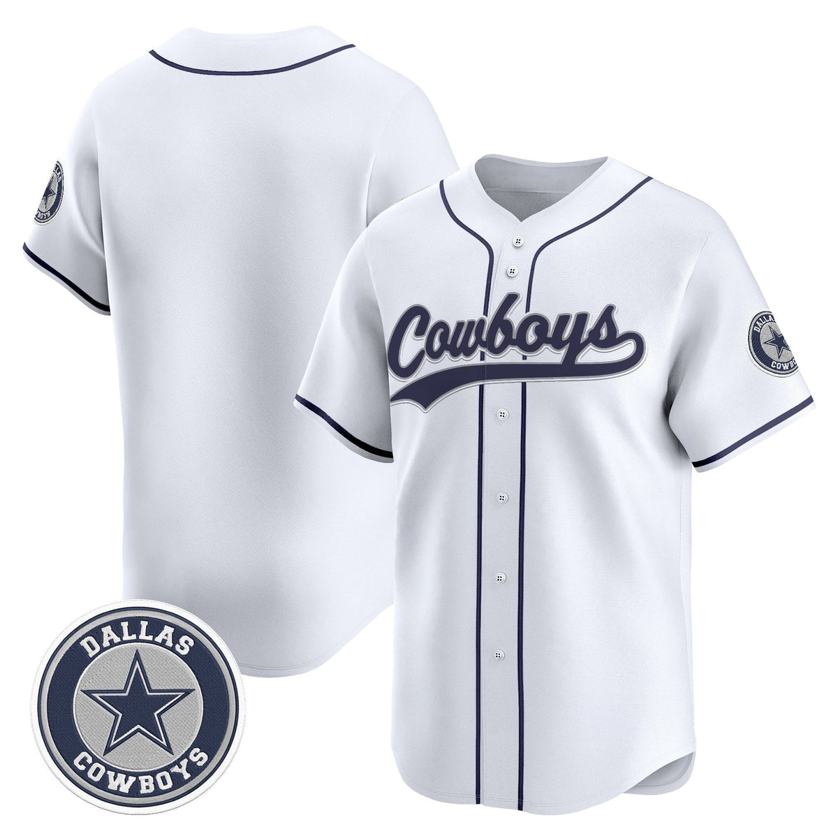 DAL Vapor Baseball Jersey - All Stitched