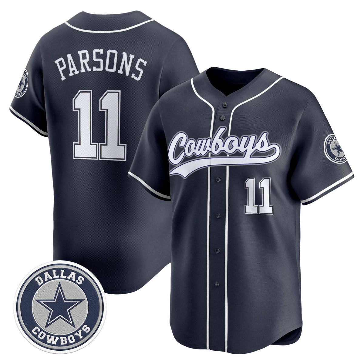 DAL Vapor Baseball Jersey - All Stitched