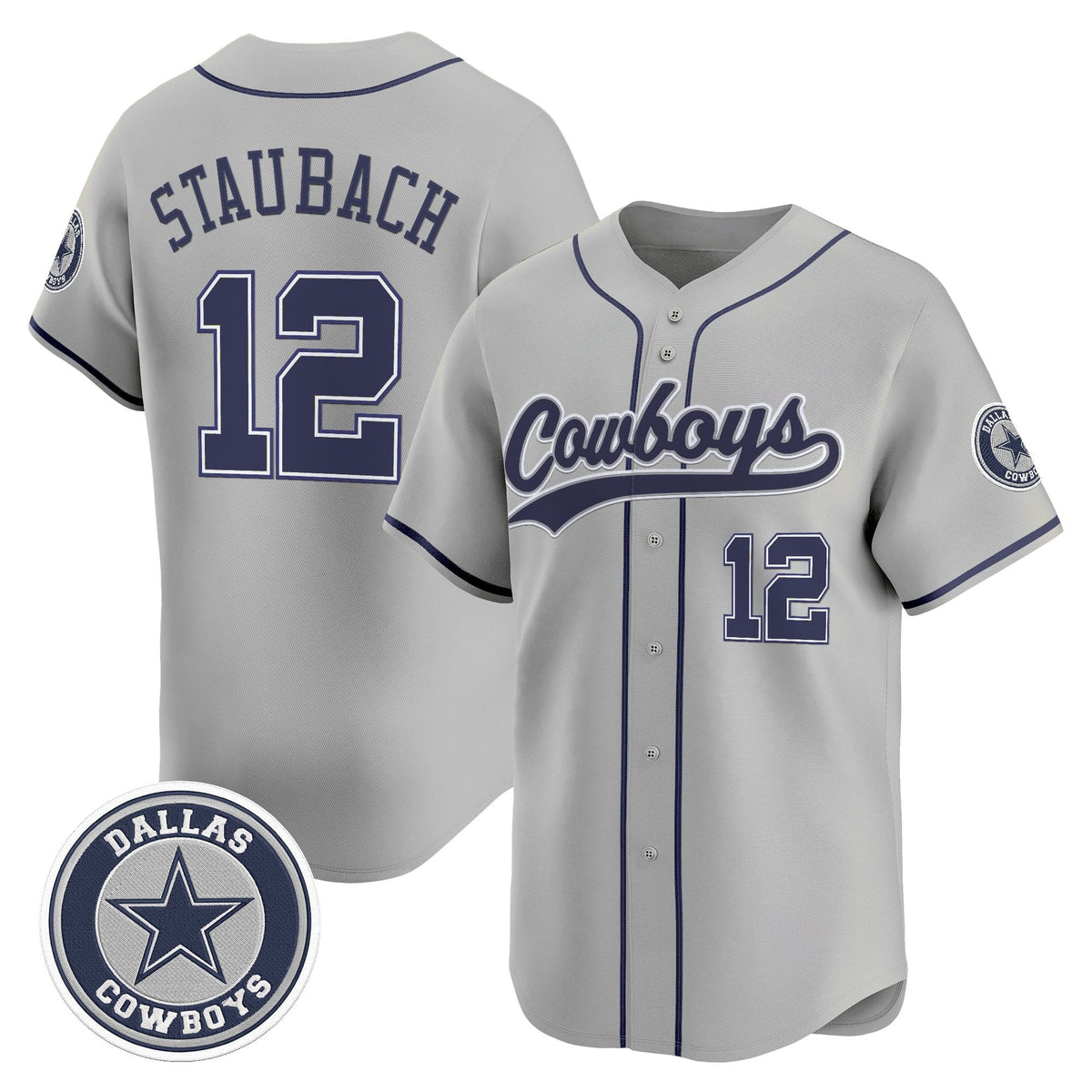 DAL Vapor Baseball Jersey - All Stitched