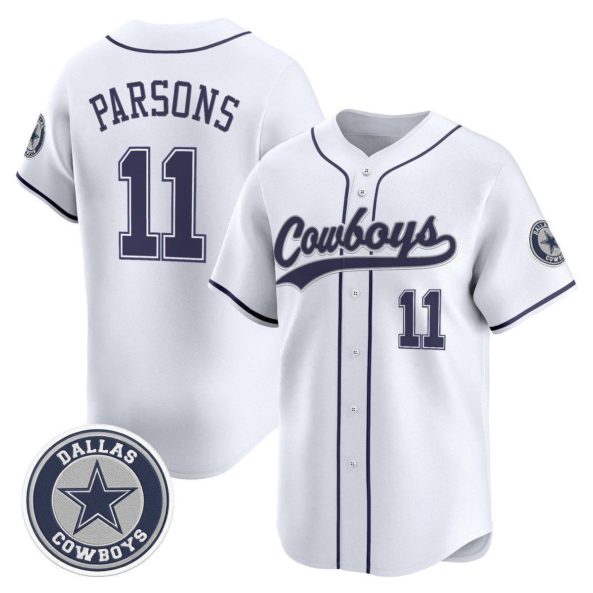 DAL Vapor Baseball Jersey - All Stitched