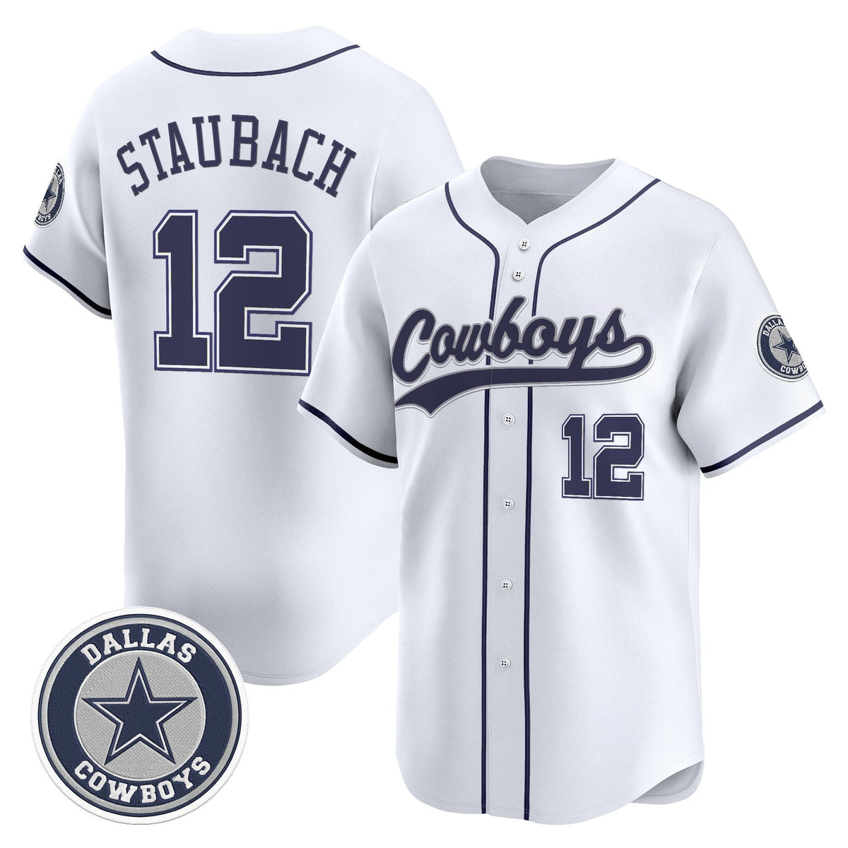 DAL Vapor Baseball Jersey - All Stitched