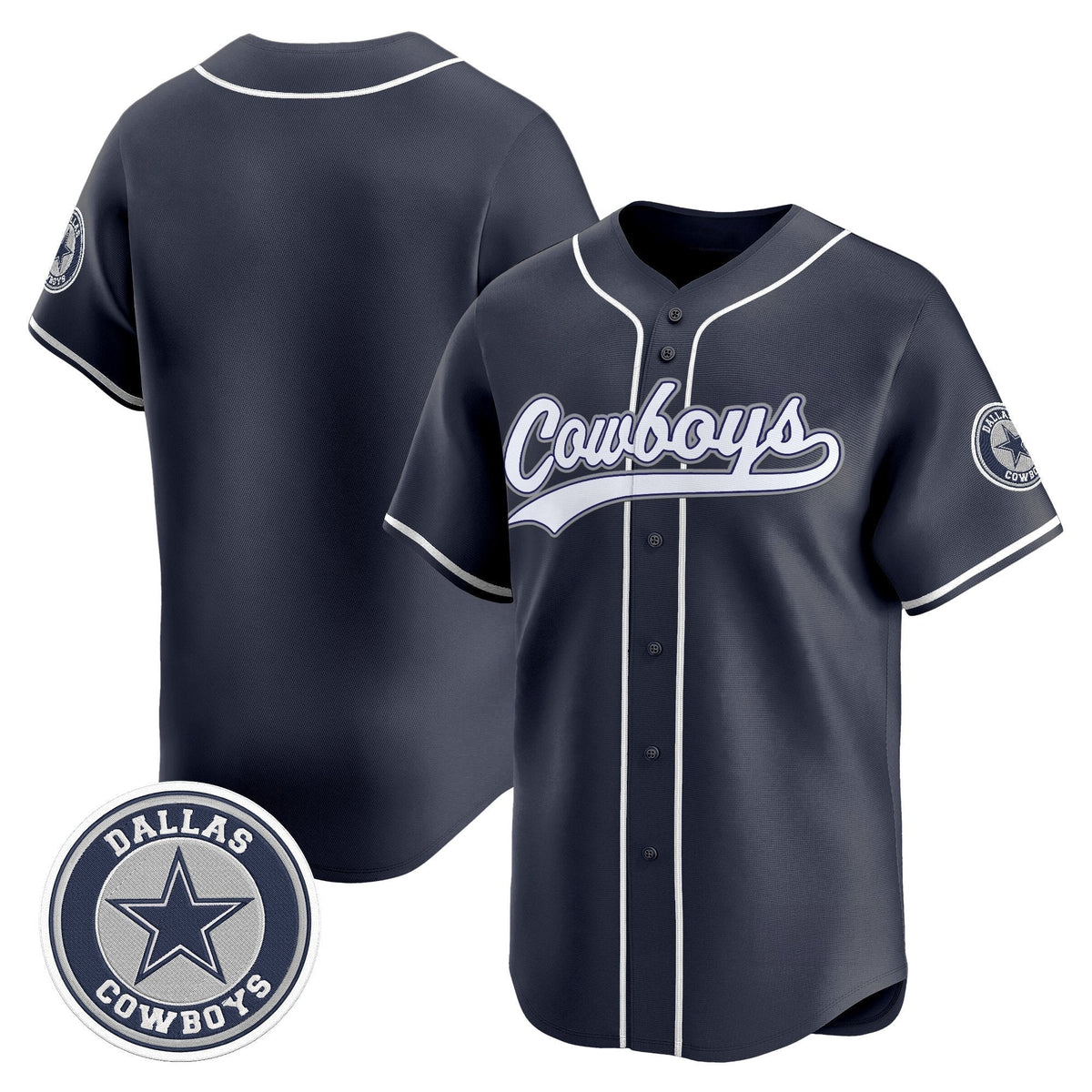 DAL Vapor Baseball Jersey - All Stitched
