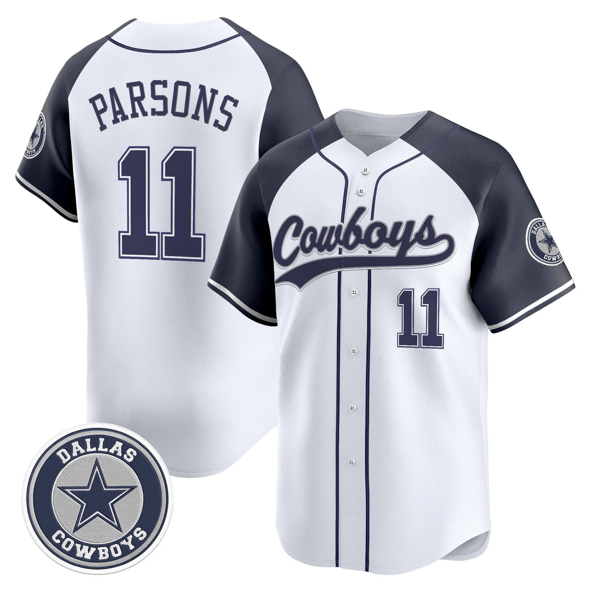 DAL Vapor Baseball Jersey - All Stitched