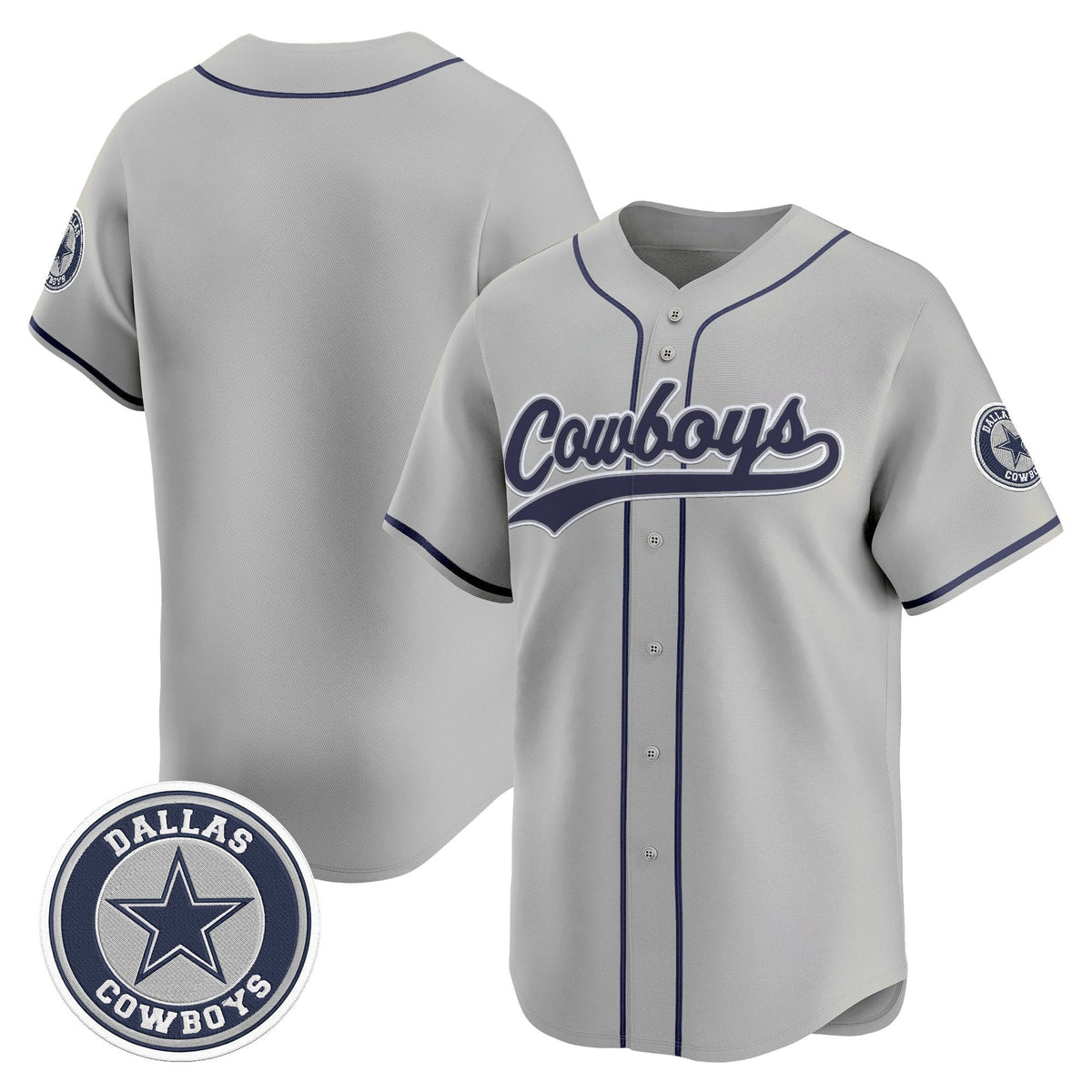 DAL Vapor Baseball Jersey - All Stitched
