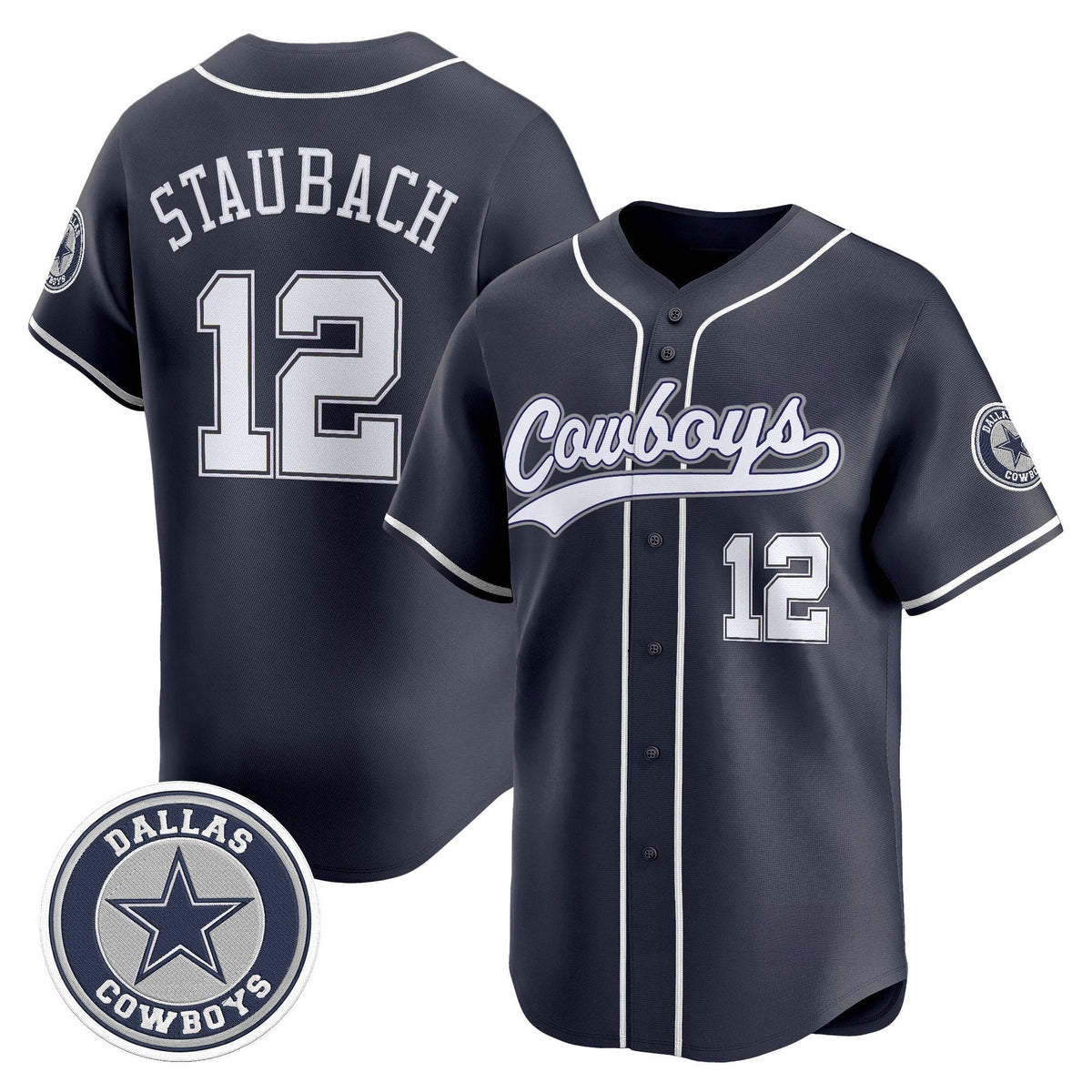 DAL Vapor Baseball Jersey - All Stitched